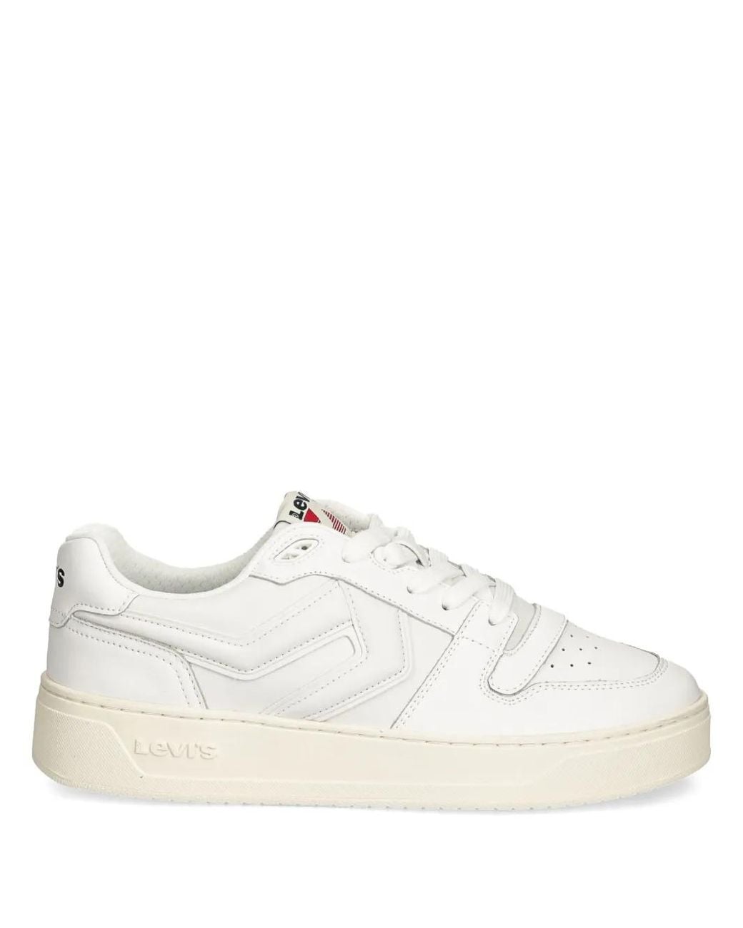Levi's White Chunky Sole Sneakers for men
