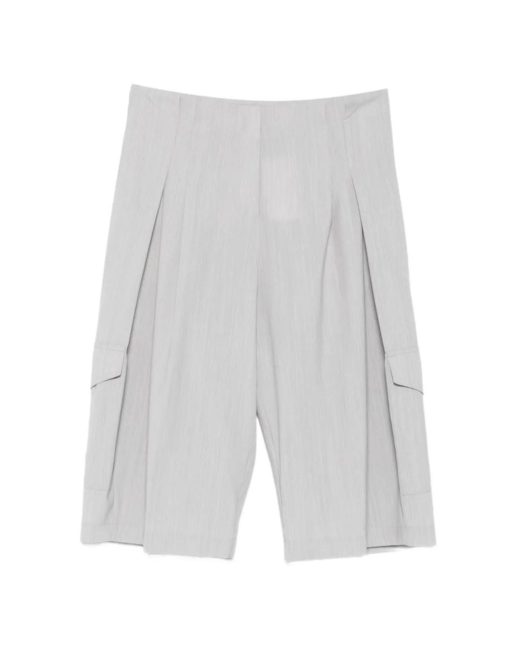 IRO White Junny Pleated Shorts
