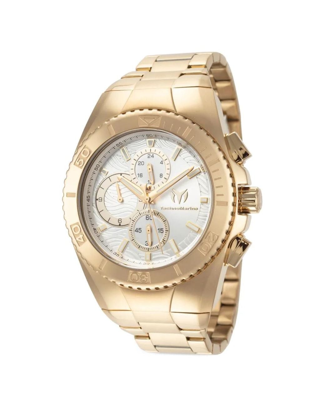 TechnoMarine Metallic Montre Chronographe Manta Ocean 44.5 Mm for men
