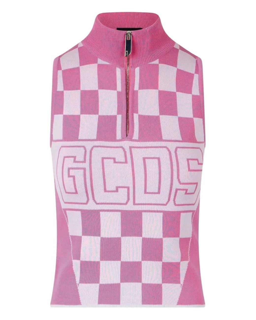 Top Con Logo Estampado Gcds de color Pink