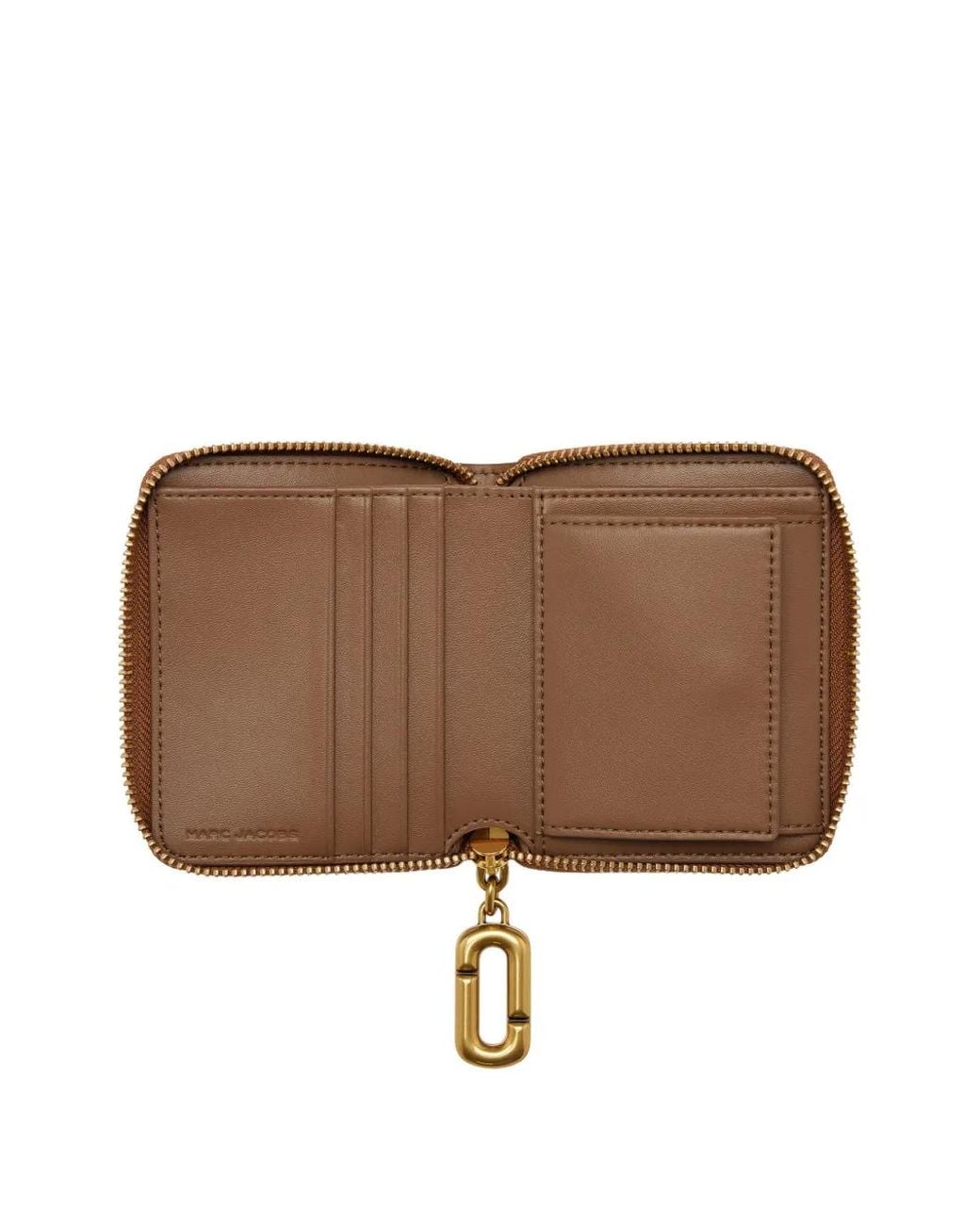 Marc Jacobs Brown Scene Slim Compact Wallet