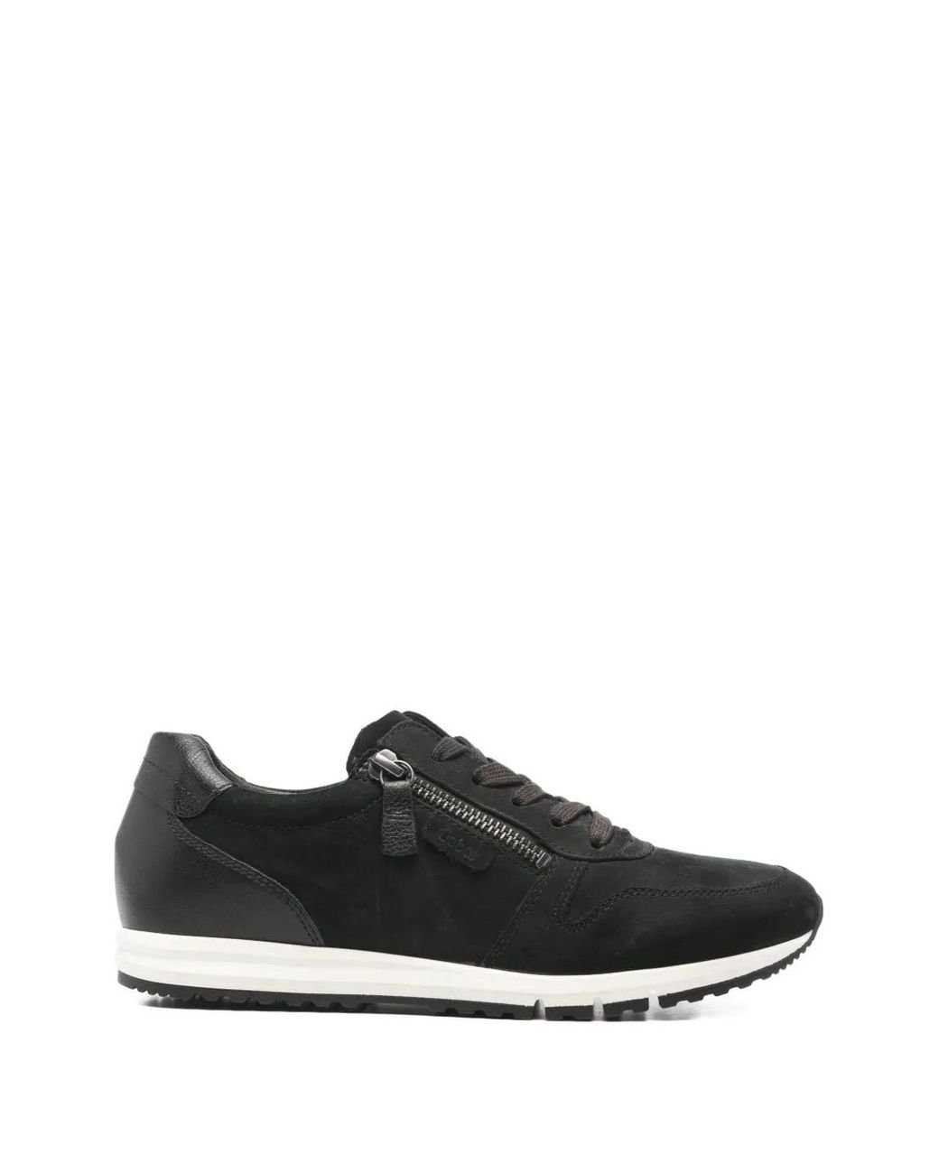 Zapatillas con cordones y cremallera Gabor de color Black