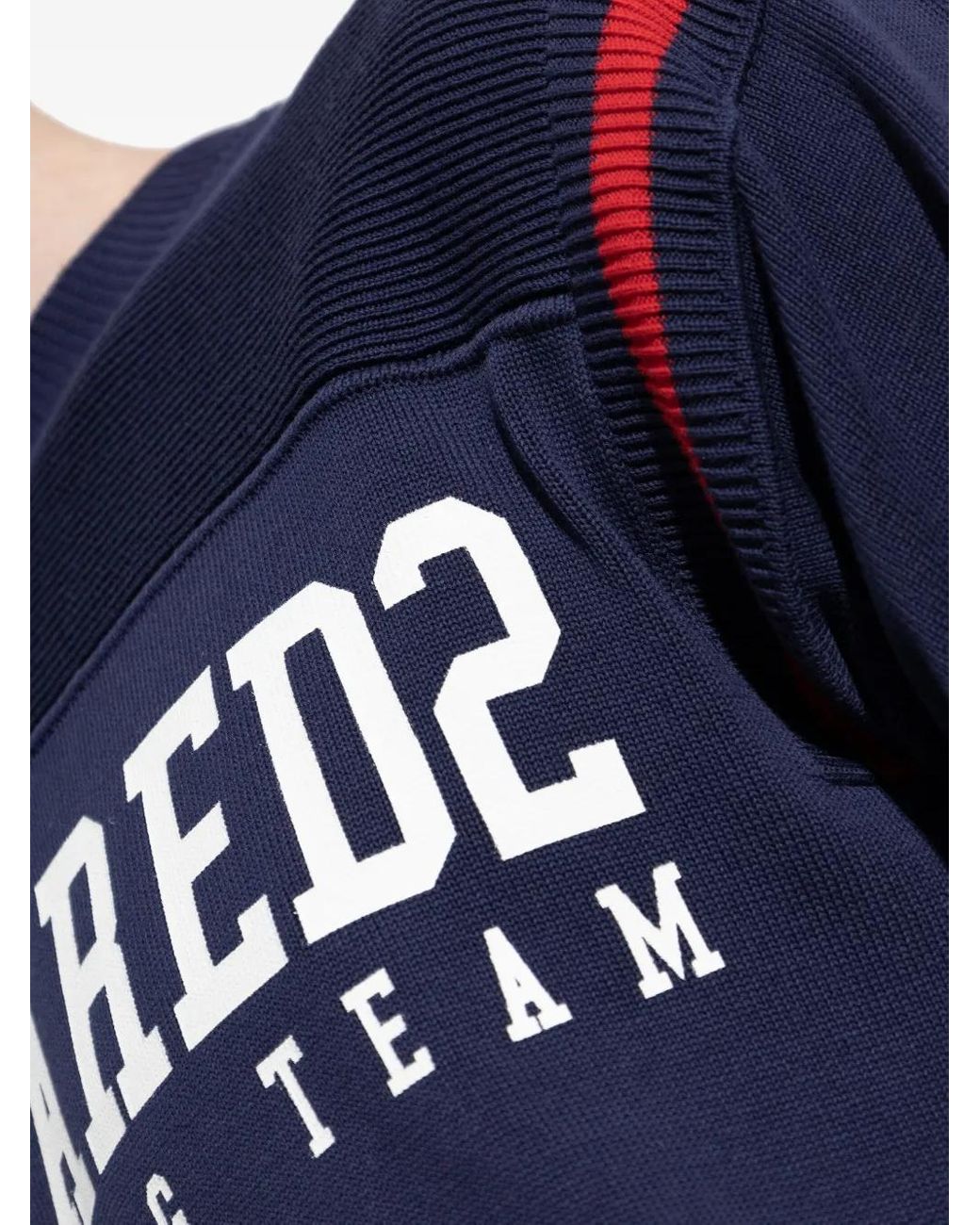 DSquared² Sweater Met Logoprint in het Blue voor heren