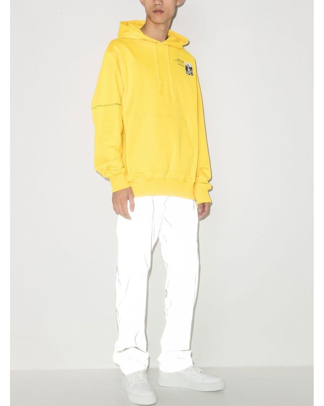 Helmut lang yellow taxi cheap hoodie