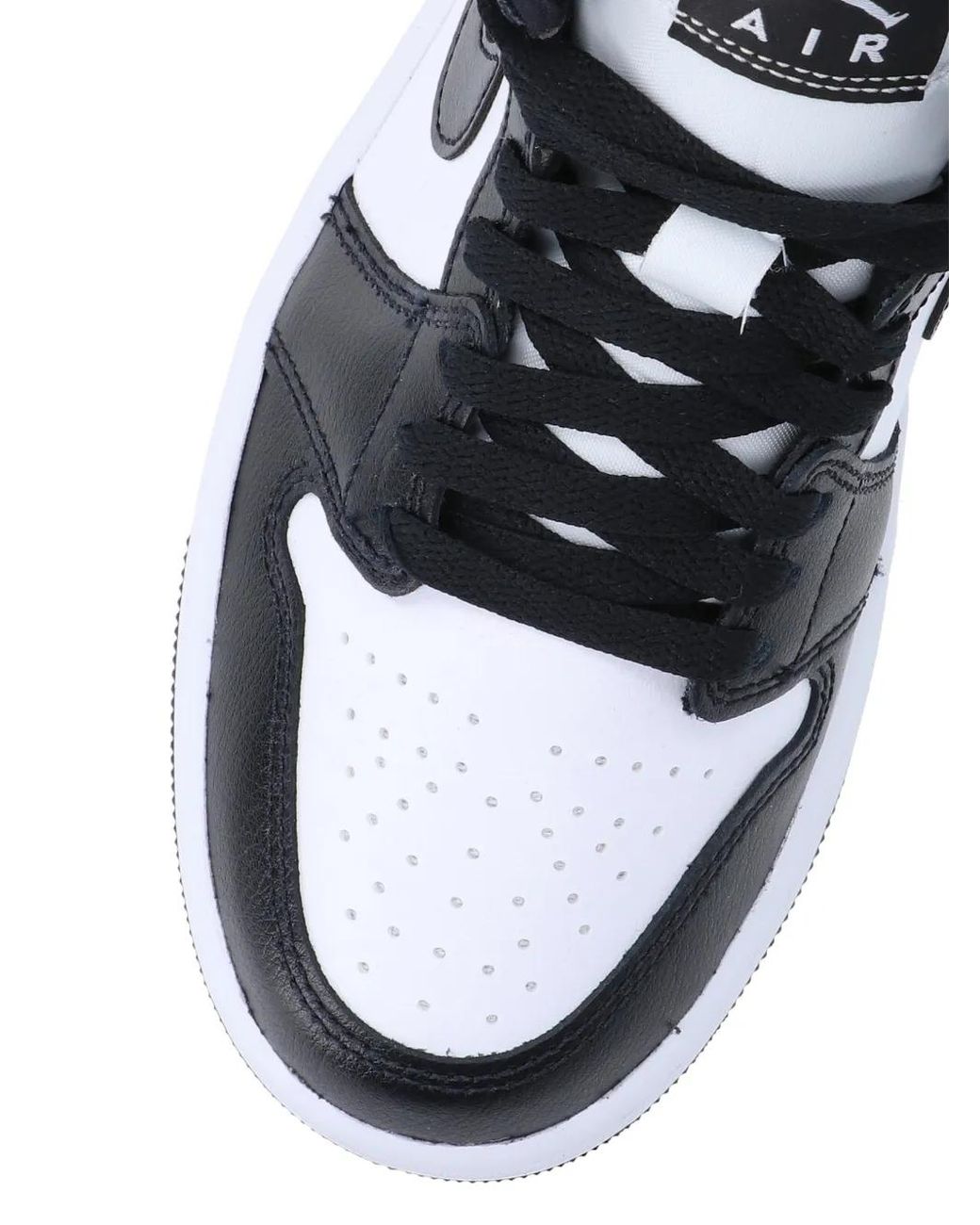 Nike White Baskets Mi-Montantes Air Jordan 1