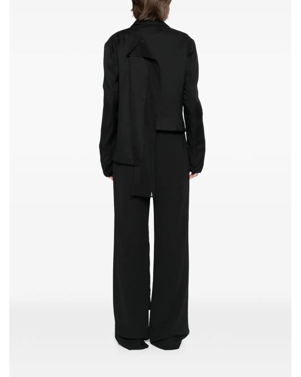 Yohji Yamamoto Black Twill Jacket