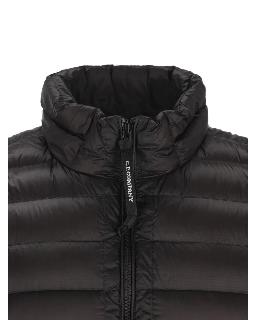 C P Company Black D.D. Shell Down Gilet for men