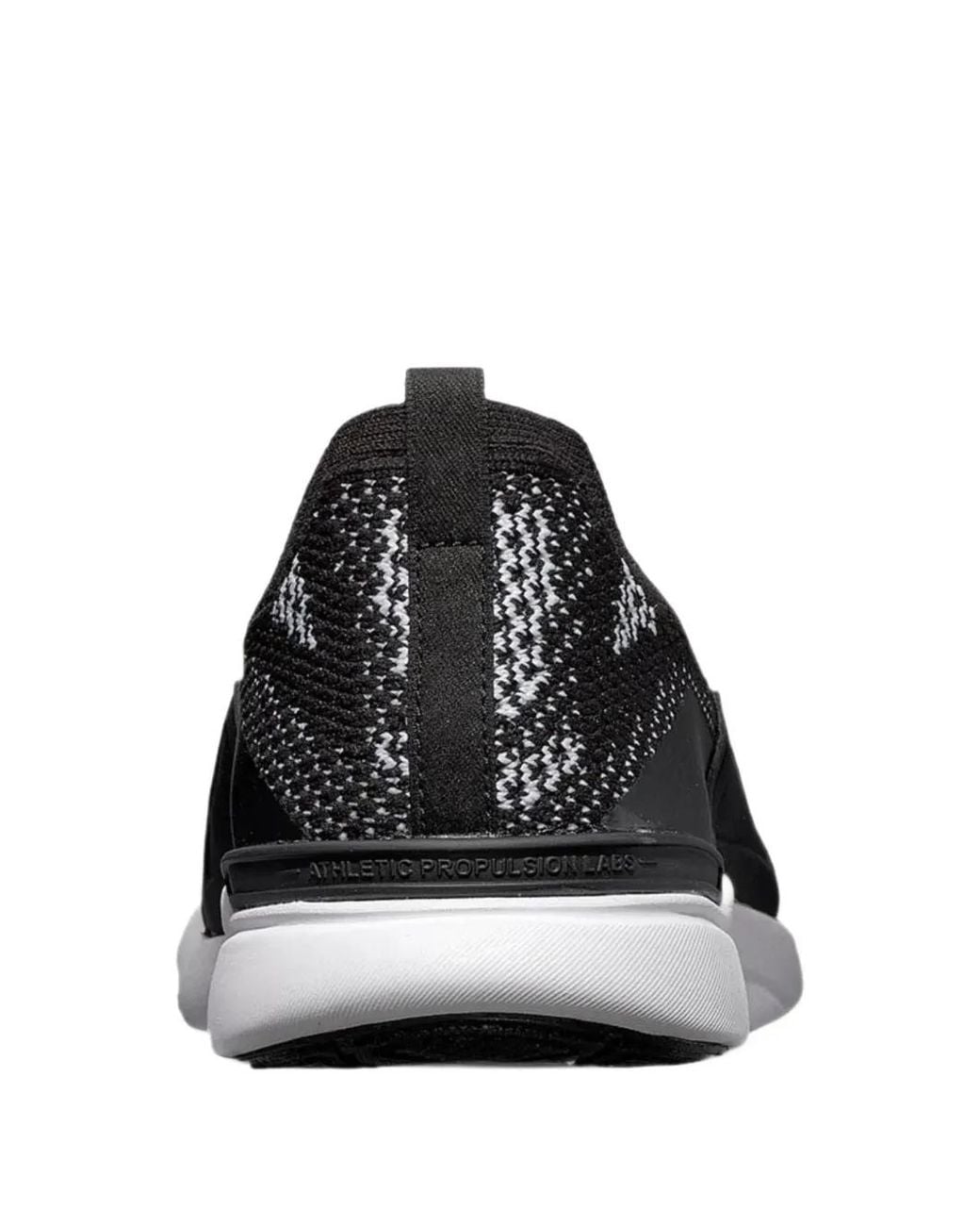 Athletic Propulsion Labs Black Techloom Bliss Round-Toe Sneakers