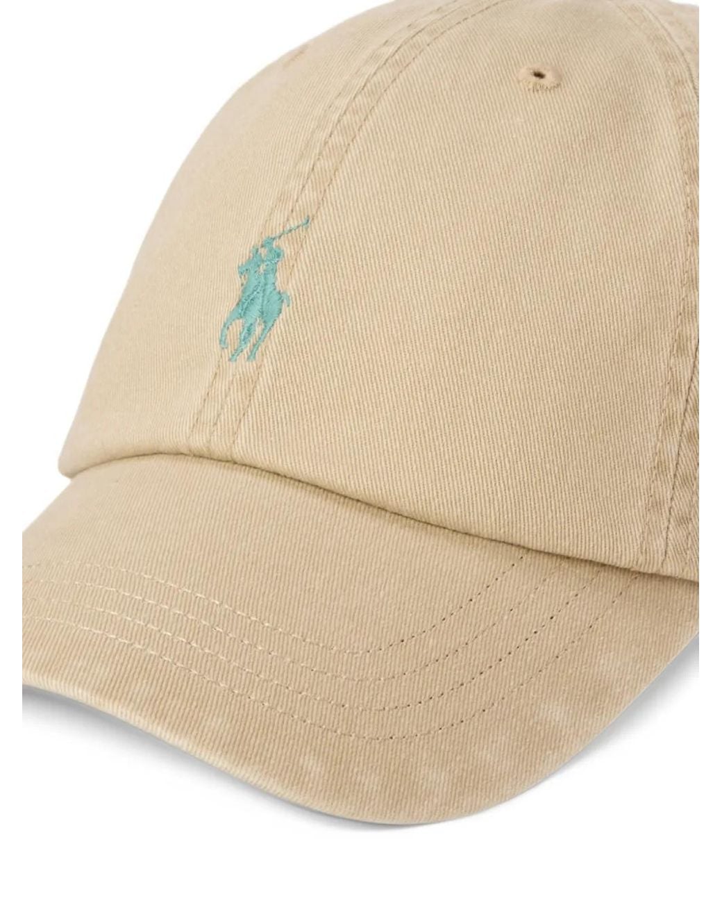 Polo Ralph Lauren The Iconic Cotton Chino Ball Cap in Natural for Men ...