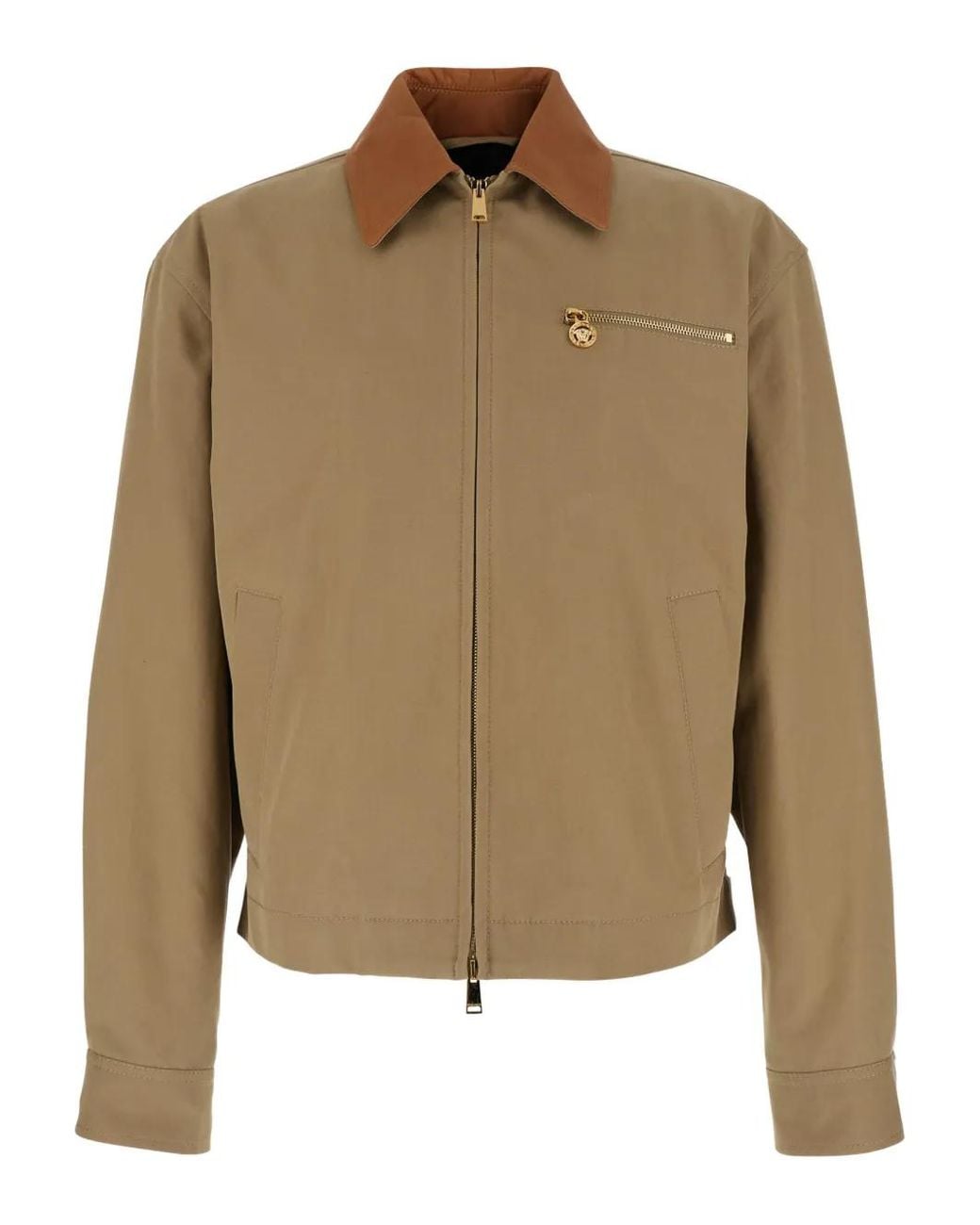 Versace Brown Light Jackets for men