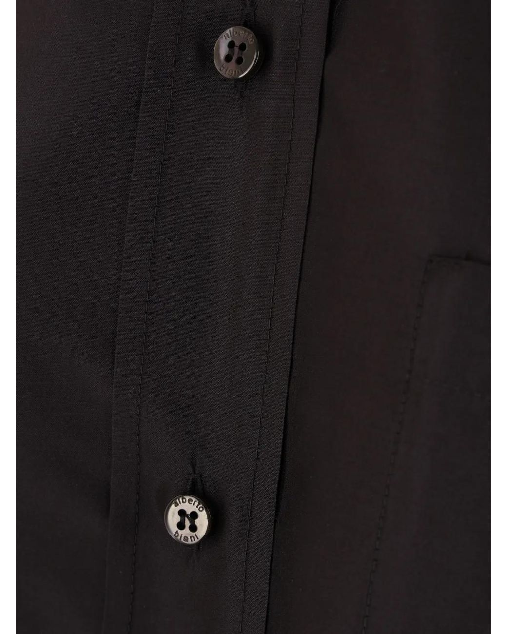 Alberto Biani Blue Silk Shirt