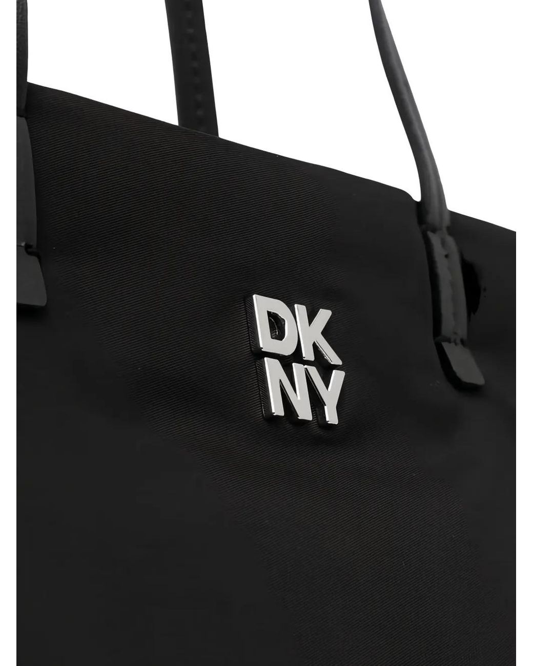 DKNY Black Jenny Logo Tote Bag