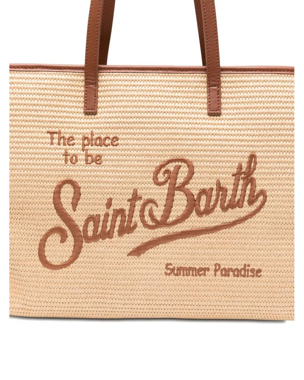 Mc2 Saint Barth Natural Vivian Tote Bag