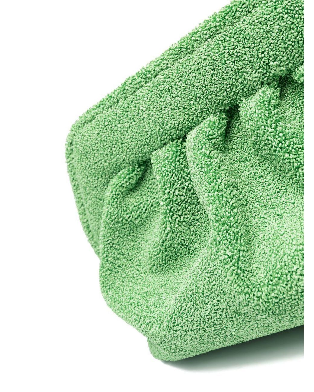 THEMOIRÈ Gea Re-fur Clutch Bag in Green | Lyst Canada