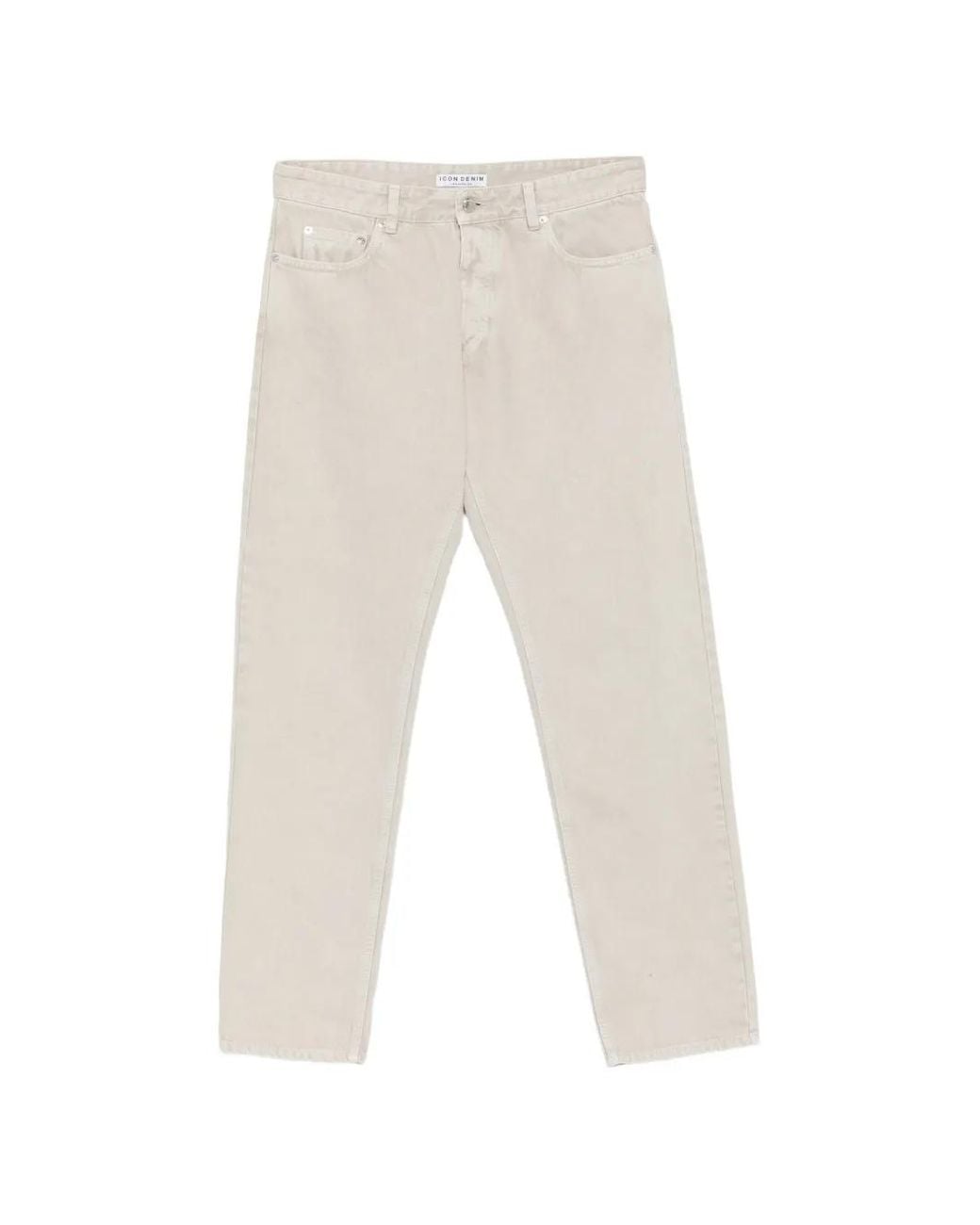 ICON DENIM White Jean Baggy Kanye for men