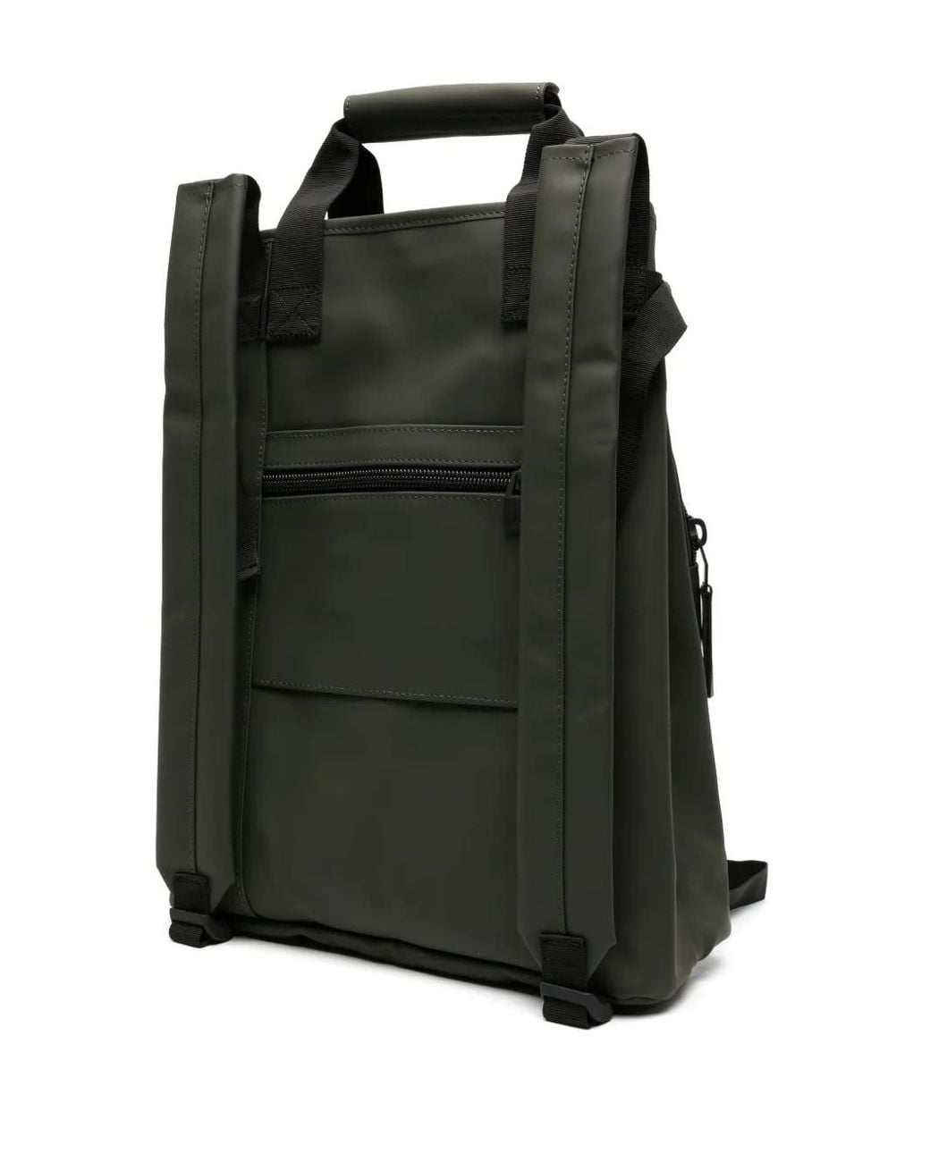 Rains Black Texel Waterproof Backpack