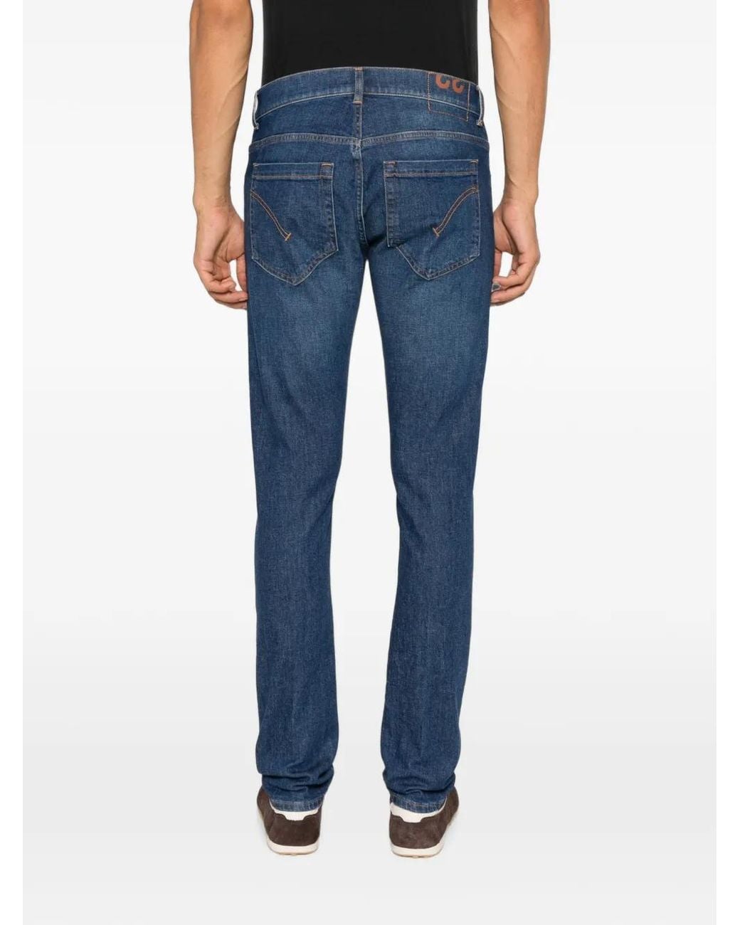 Vaqueros Con Efecto Desgastado Dondup de hombre de color Blue