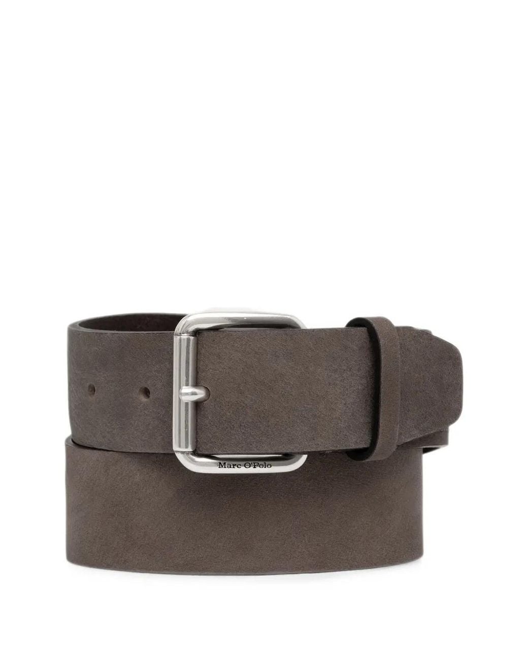 Marc O' Polo Brown Aio Suede Buckle-Fastening Belt for men