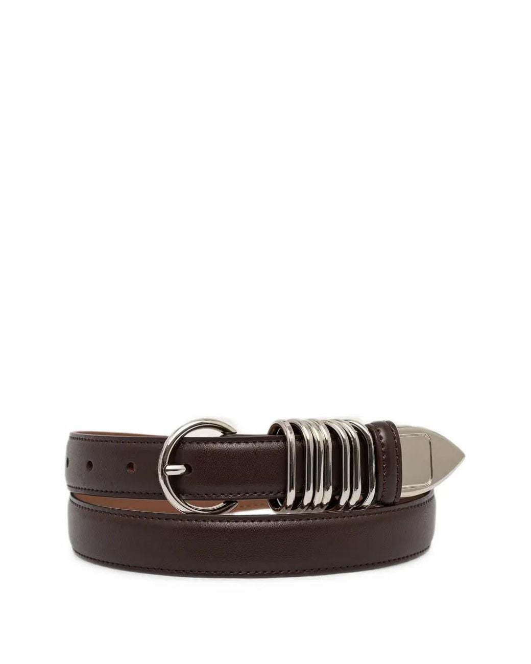 ELEH White Multi-Ring Belt