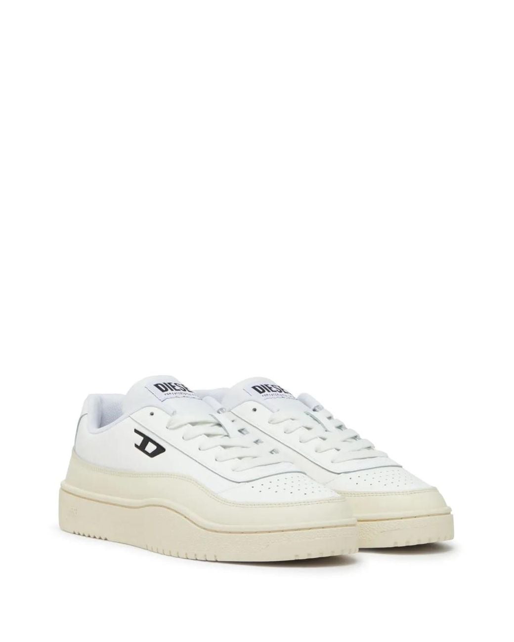 DIESEL White S-Tracker-D-Low Top Sneaker for men