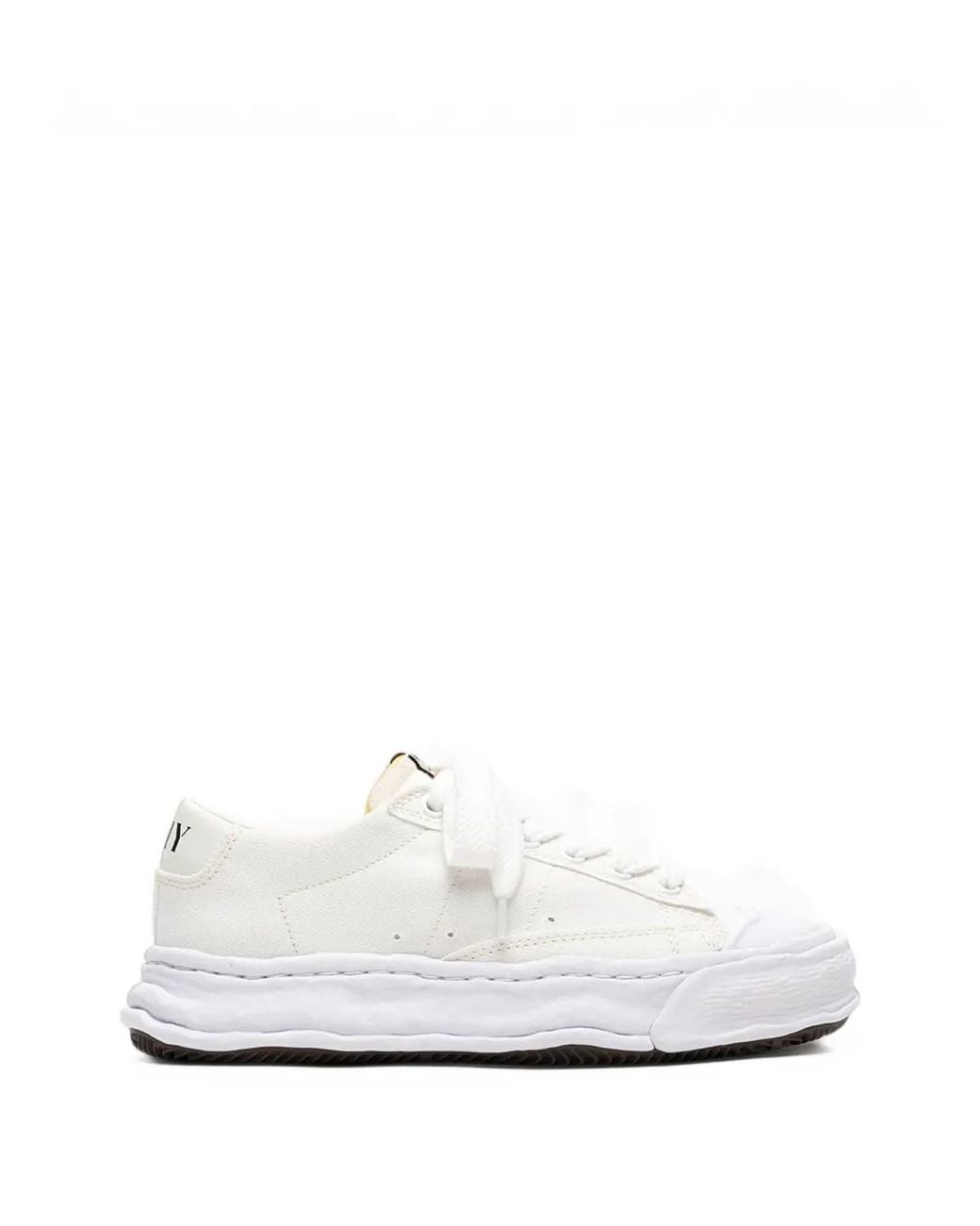 Maison Mihara Yasuhiro White Jackson Og Sole Canvas Low-Top Sneakers for men