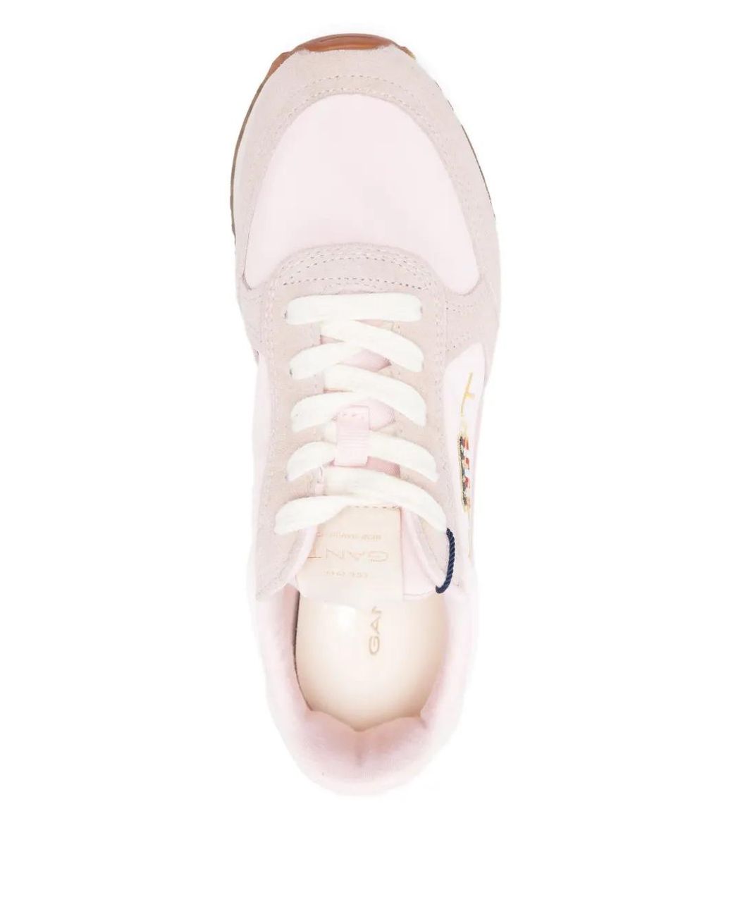 Gant Pink Logo-Embroidered Sneakers