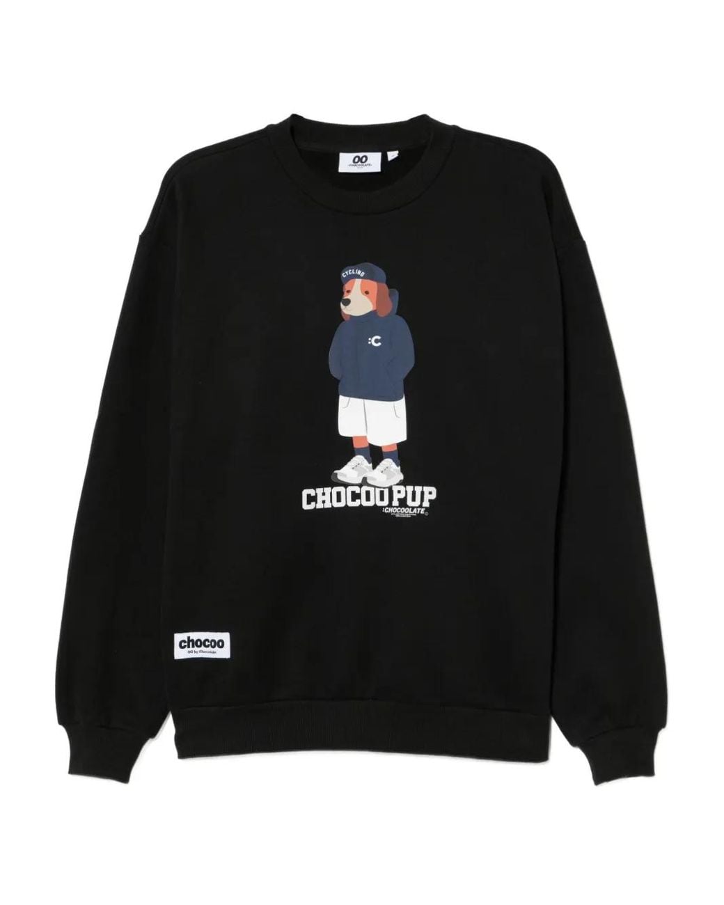Chocoolate Black Graphiced Sweatshirt for men