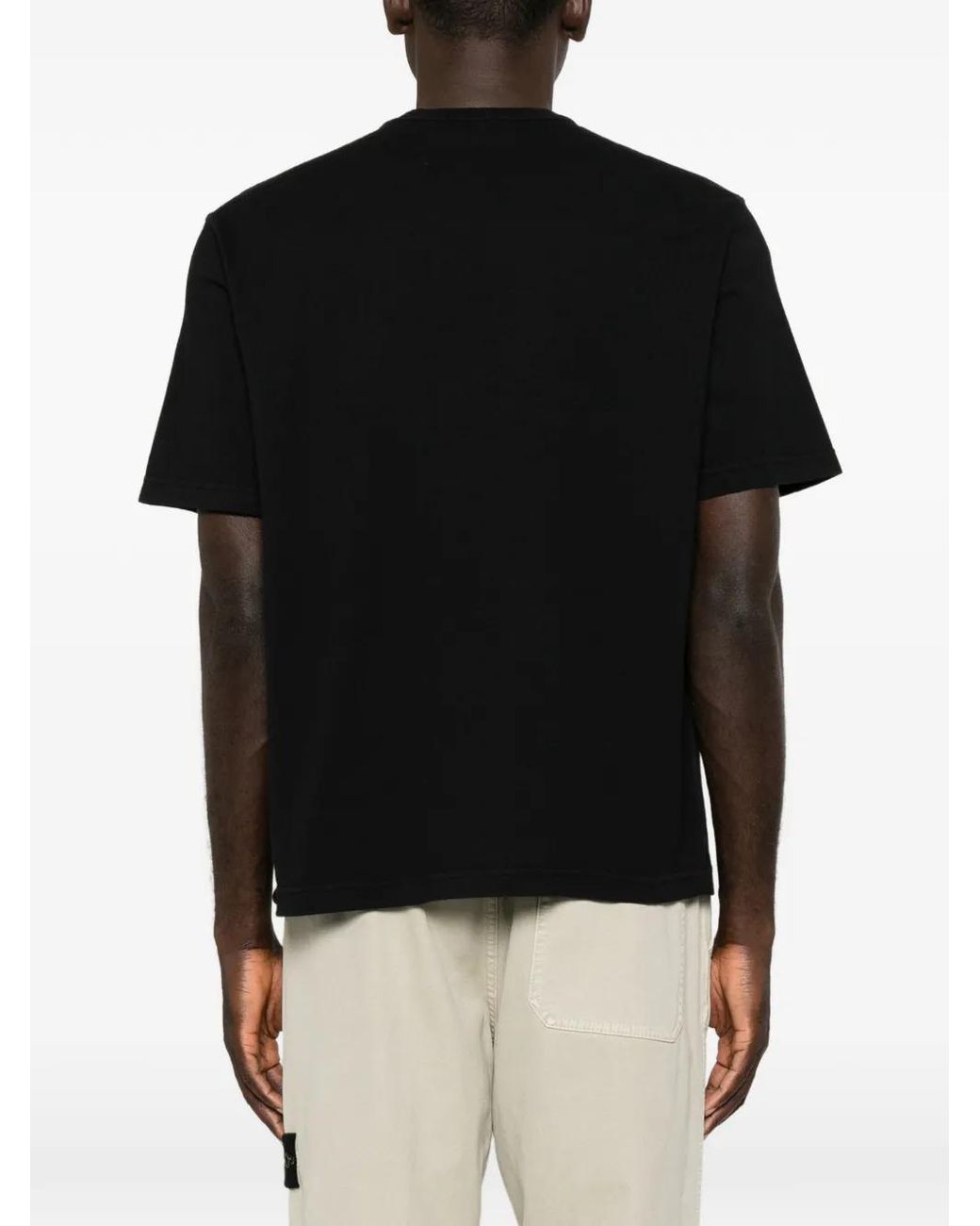 Stone Island Black 2100008 Organic Cotton Jersey T-Shirt for men