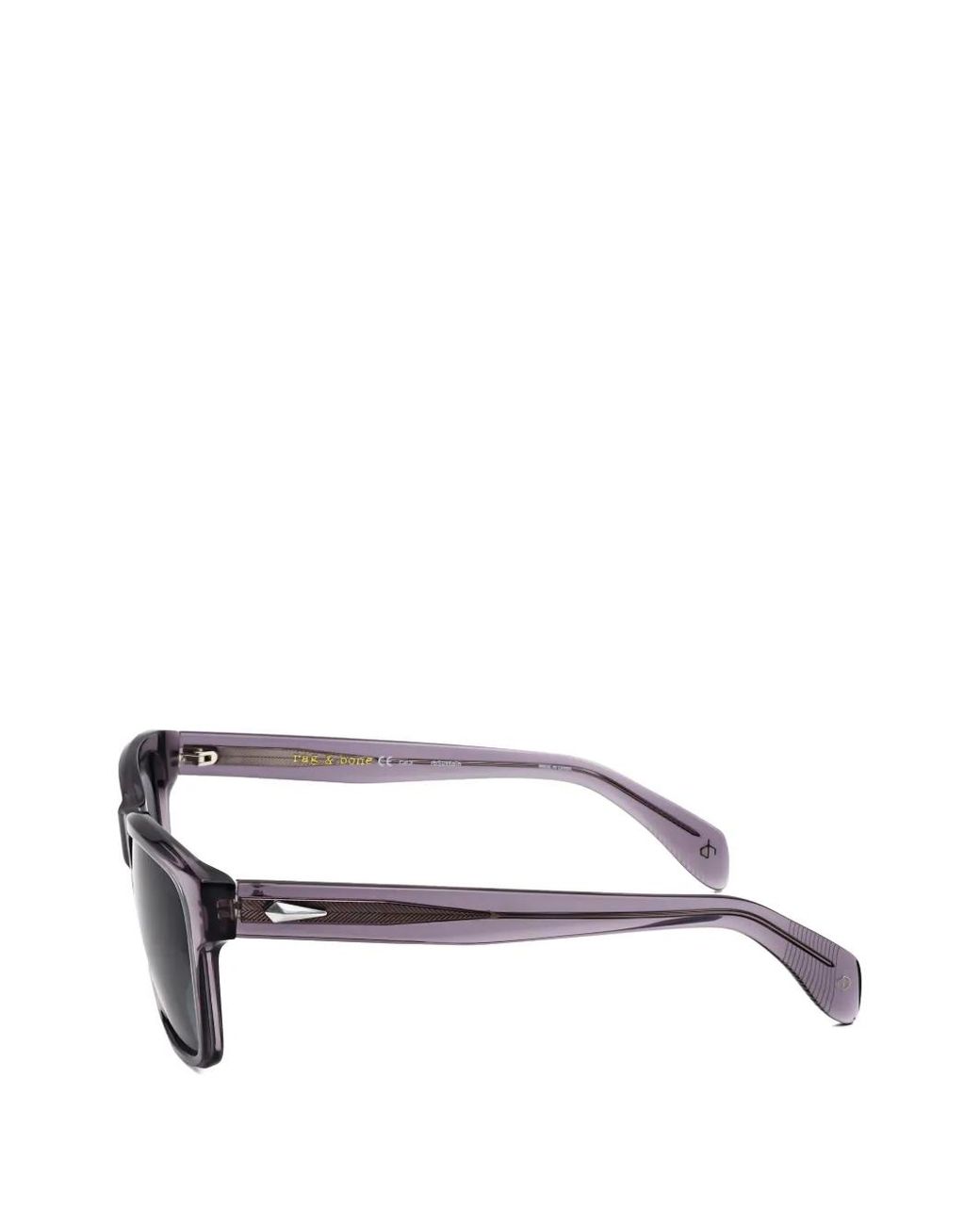 Rag & Bone White Square-Frame Sunglasses for men