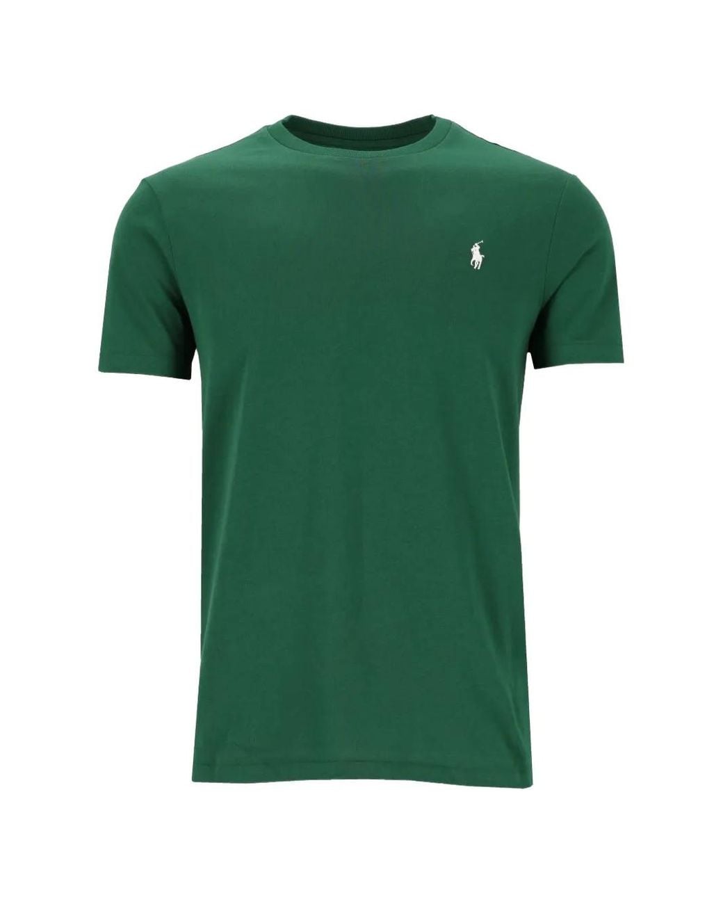Polo Ralph Lauren Green Pony-Embroidered T-Shirt for men