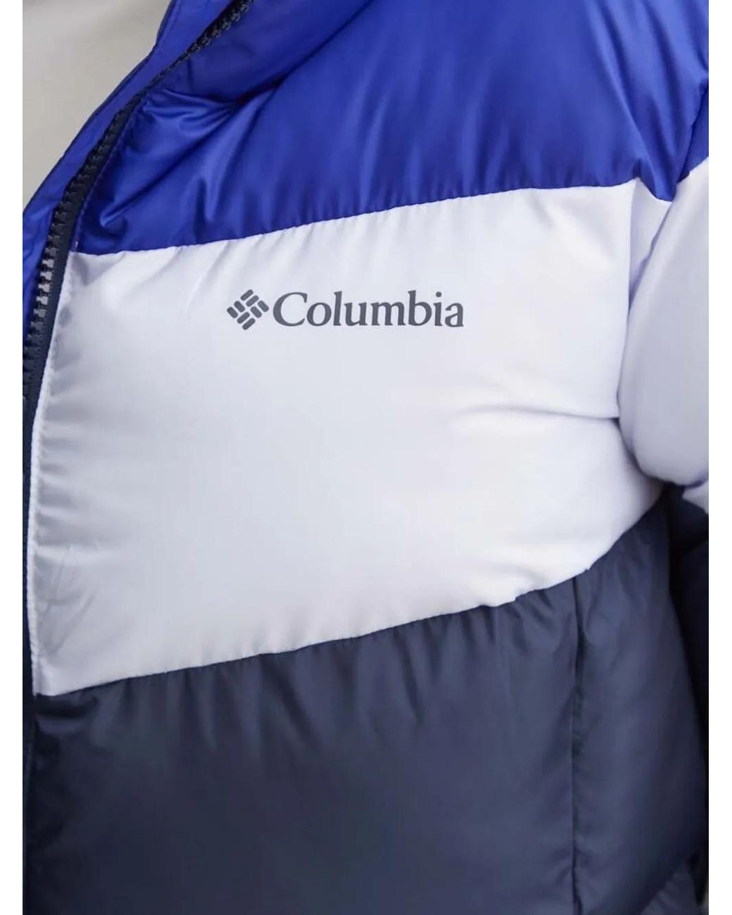 Columbia Blue Puffect Ii Colourblock Puffer Jacket