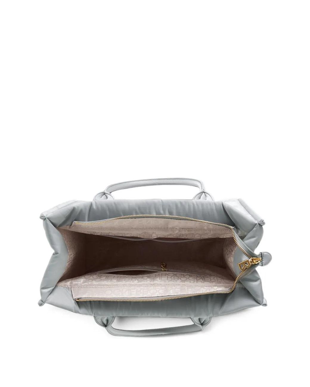 Bogner Gray Wallis Tessuto Maylin Quilted Tote Bag