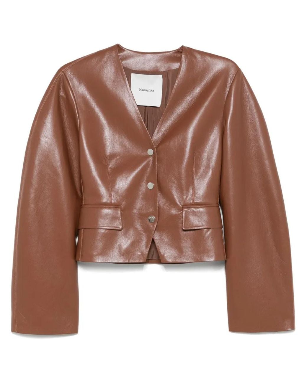 Nanushka Brown Kiyo Jacket