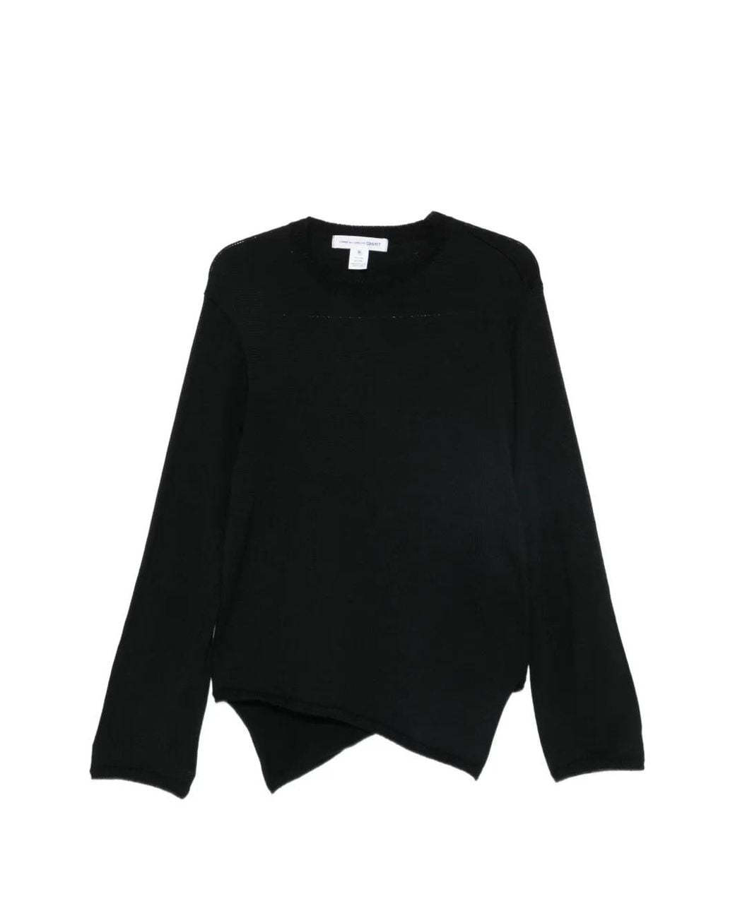 Comme des Garçons Black Crew-Neck Sweater for men