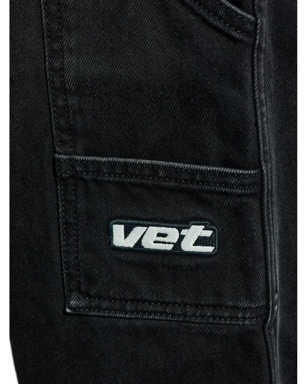Jean Cargo À Patch Logo Vetements pour homme en coloris Black