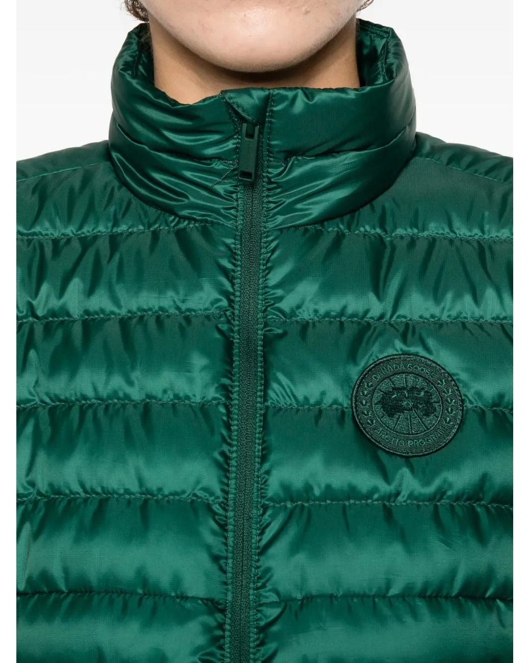 Canada Goose Green Aethera Vest Tonal Disc