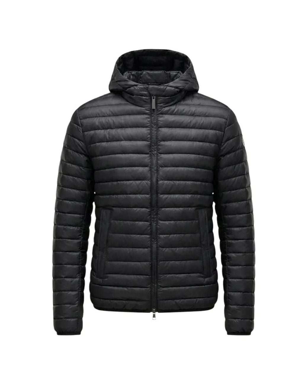 Colmar Black Quilted Hooded Down Jacket for men