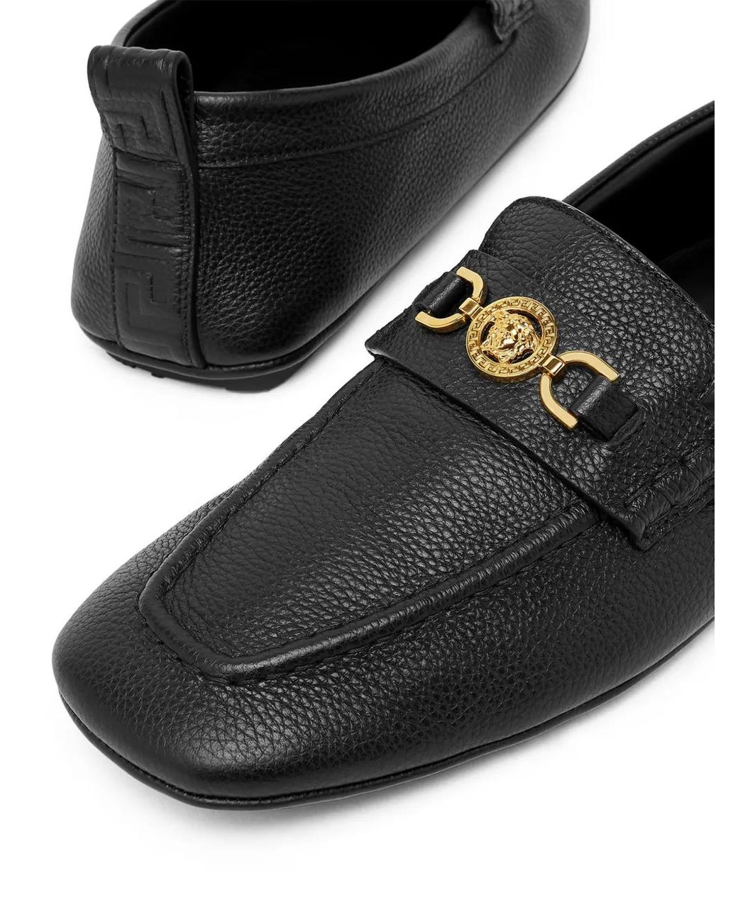 Versace Black Villa Loafers for men