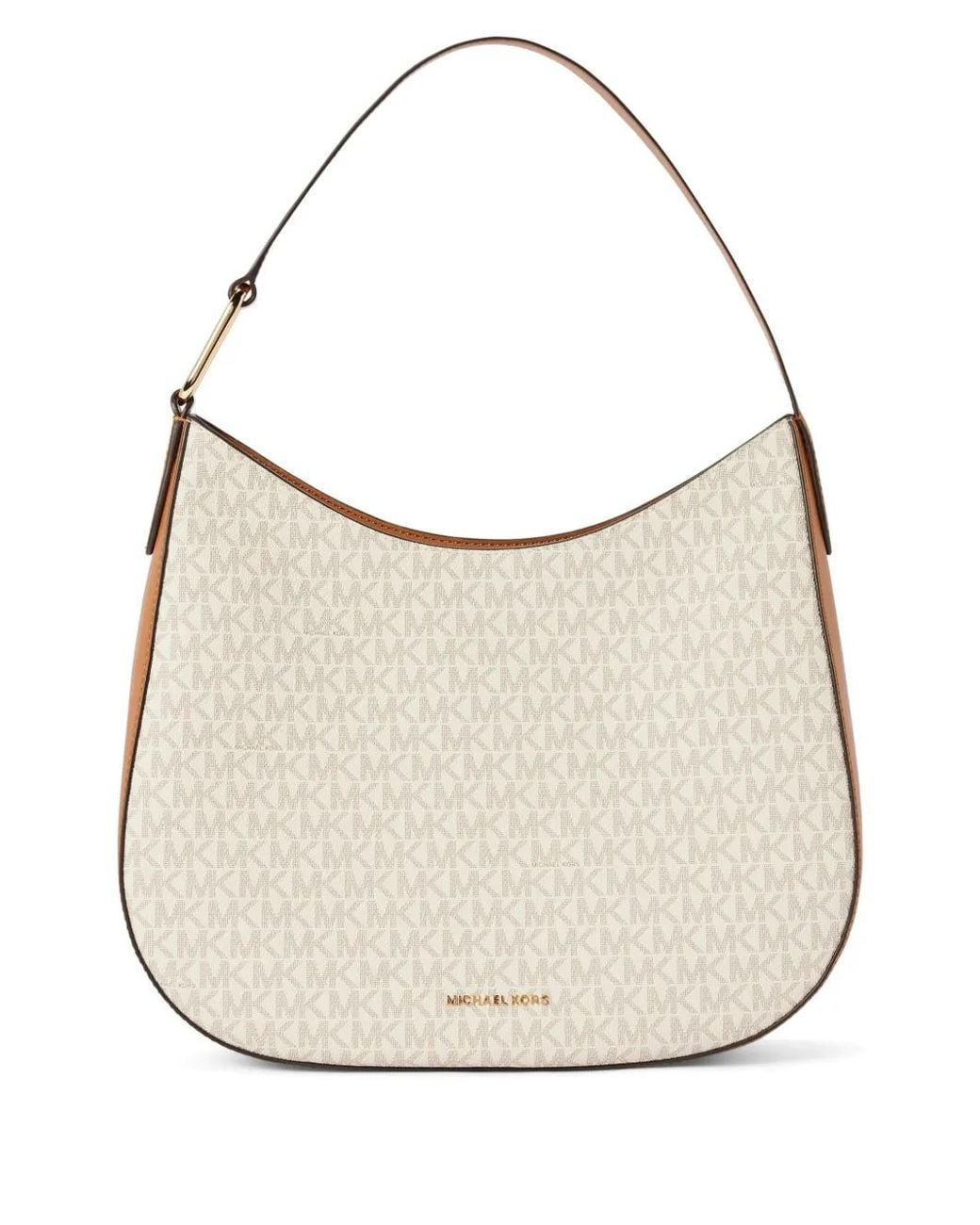 Michael Kors Natural Large Kensington Shoulder Bag