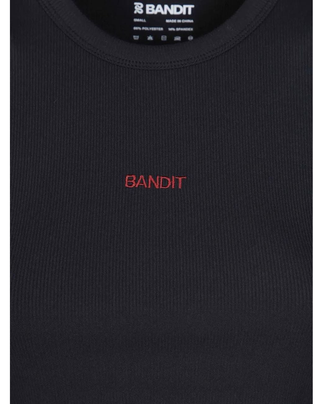 Bandit Running Vituccia Logo-Embroidered Ribbed Top in Blue | Lyst