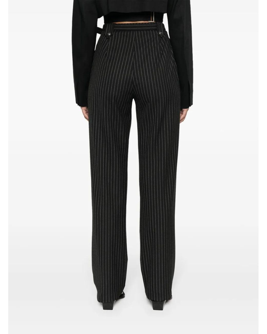Versace Jeans Couture Black Tailored Pants