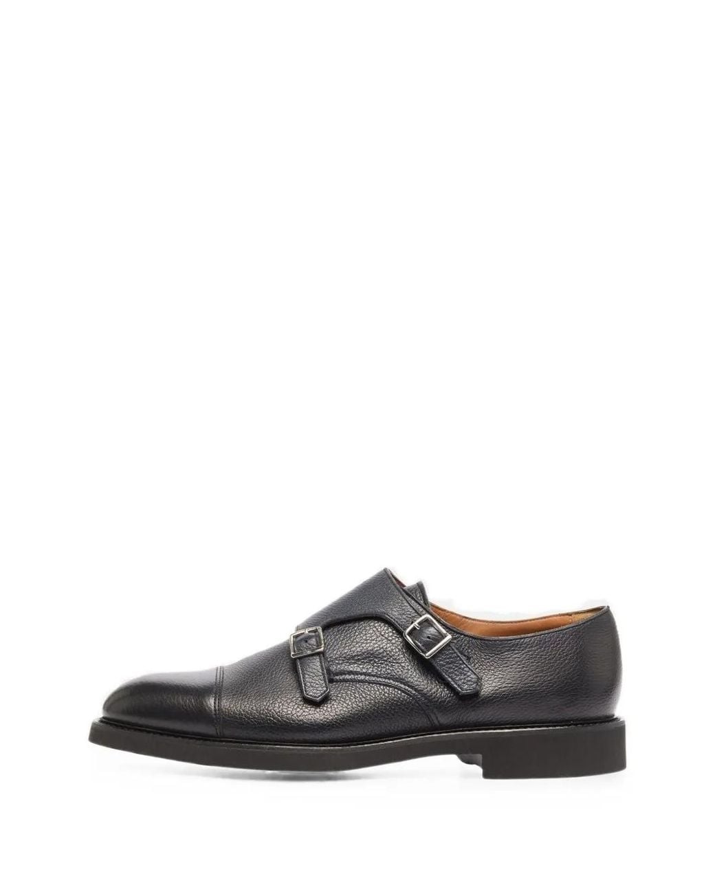 Doucal's Gray Mocassins À Double Boucle for men