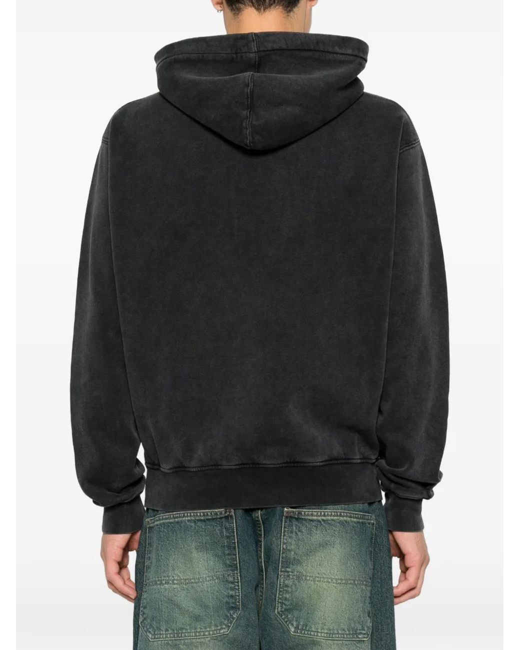 Carne Bollente Black The Sex Faded-Effect Hoodie