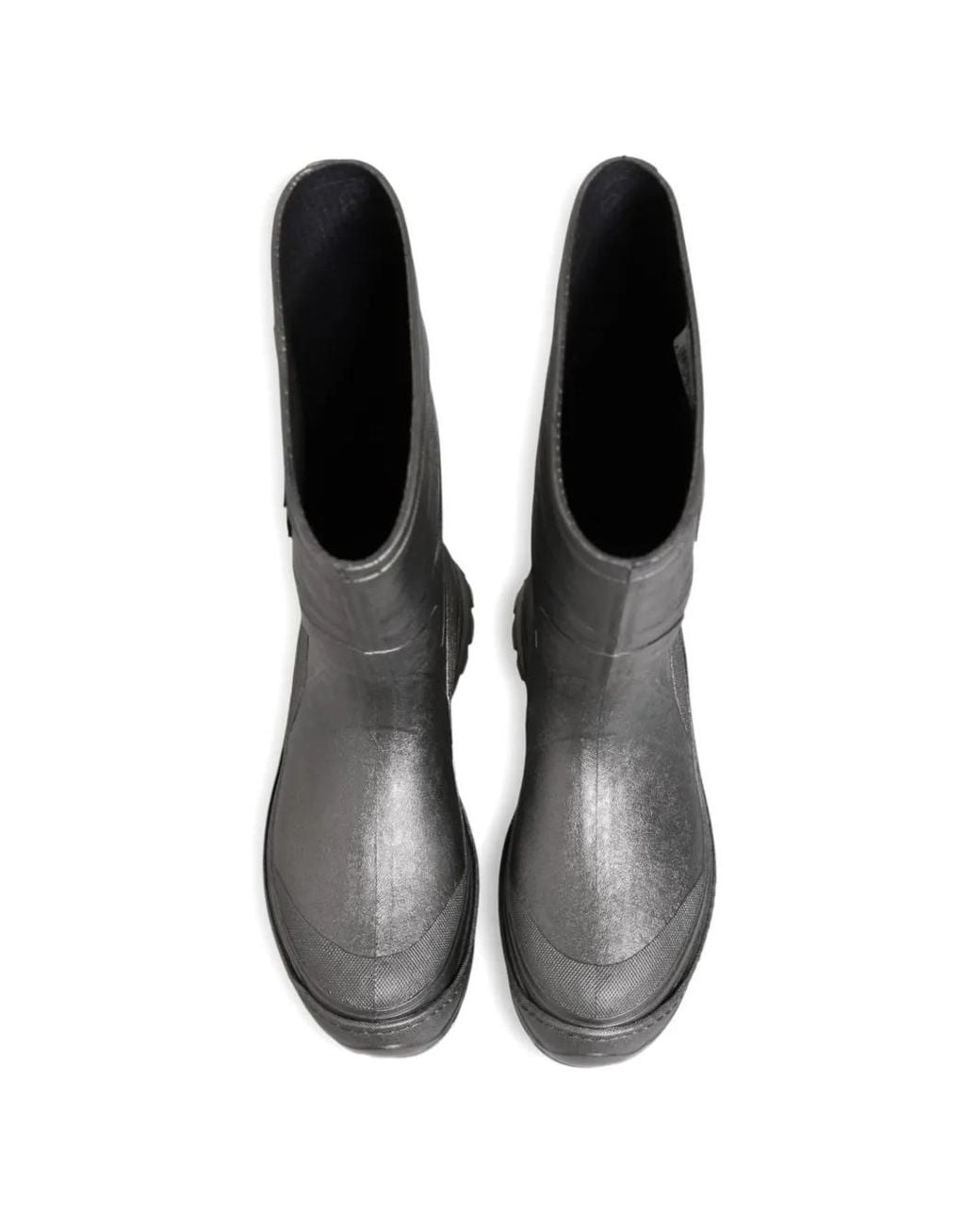 Dolce & Gabbana Gray Bottes De Pluie À Logo for men