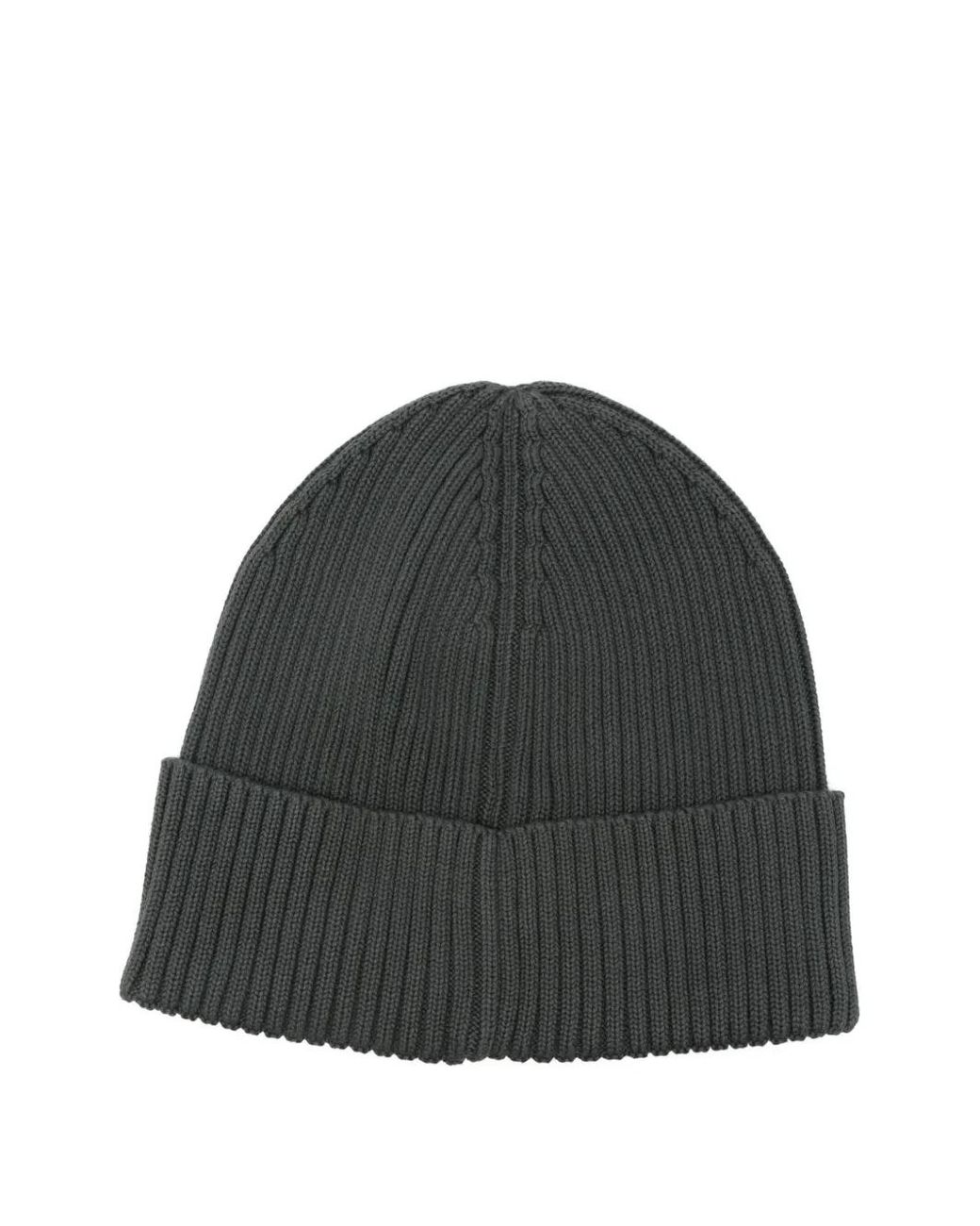 Marc O' Polo Black Ribbed Logo Cap for men