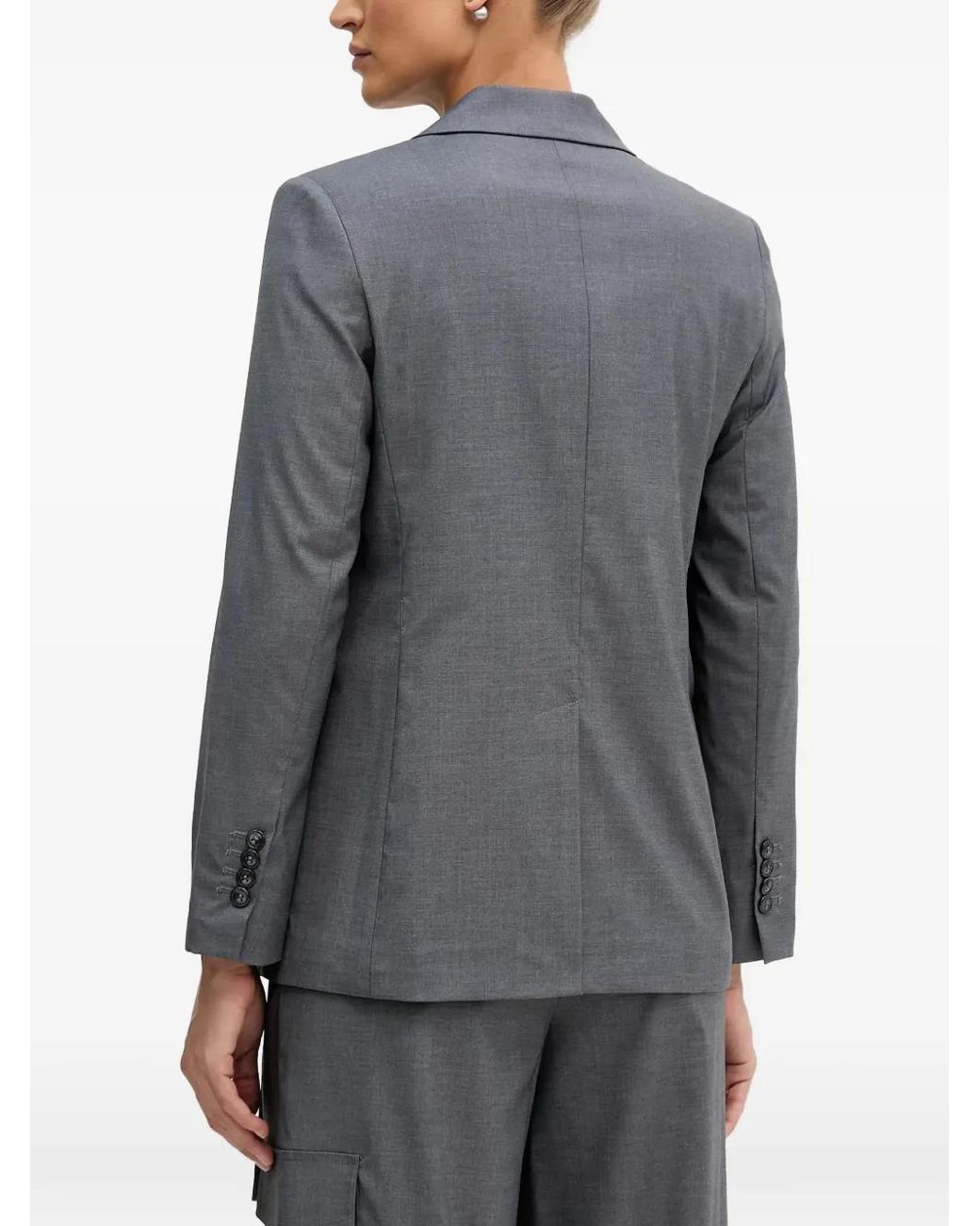 Sisley Gray Tie Blazer