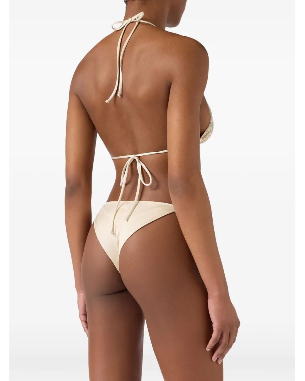 Mc2 Saint Barth White Bikini Maleah Triangle