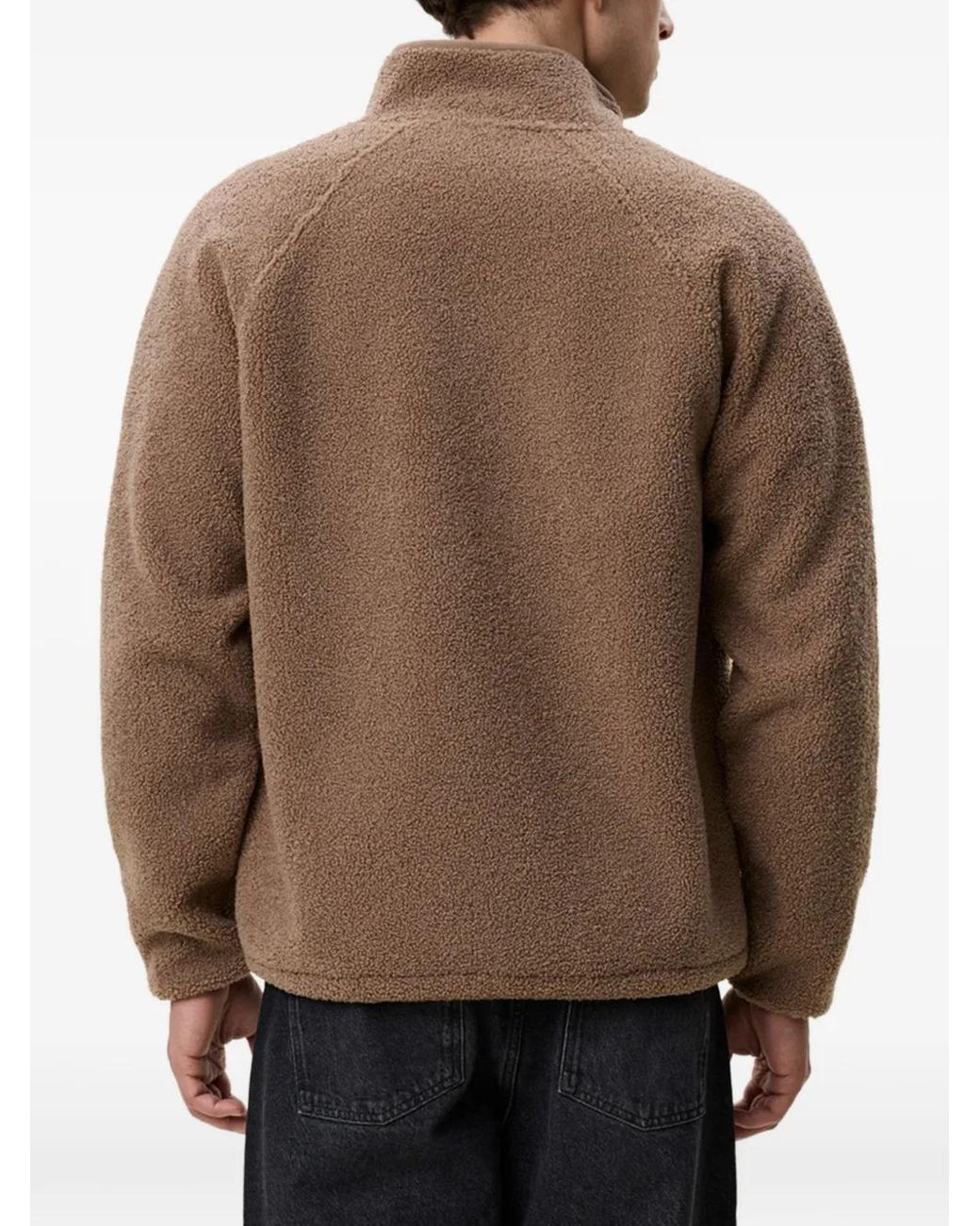 Les Deux Natural Fleece Raglan-Sleeve Jacket for men