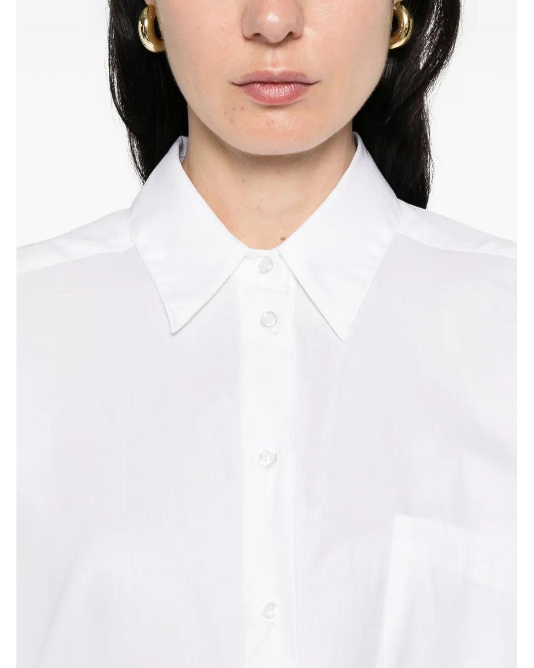 Andiata White Dakota Classic Collared Shirt