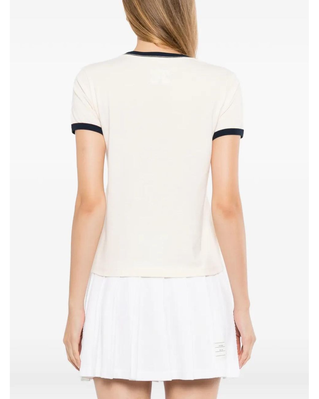SPORT b. by agnès b. Natural Logo-Print T-Shirt